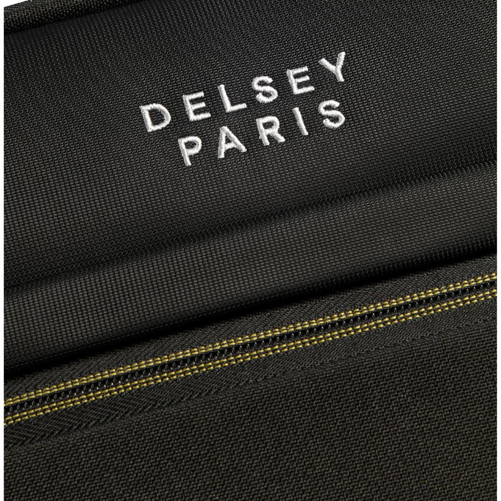 Delsey BROCHANT 3.0 38cm 2 Wheel Cabin Softsided Luggage - Deep Black - Love Luggage
