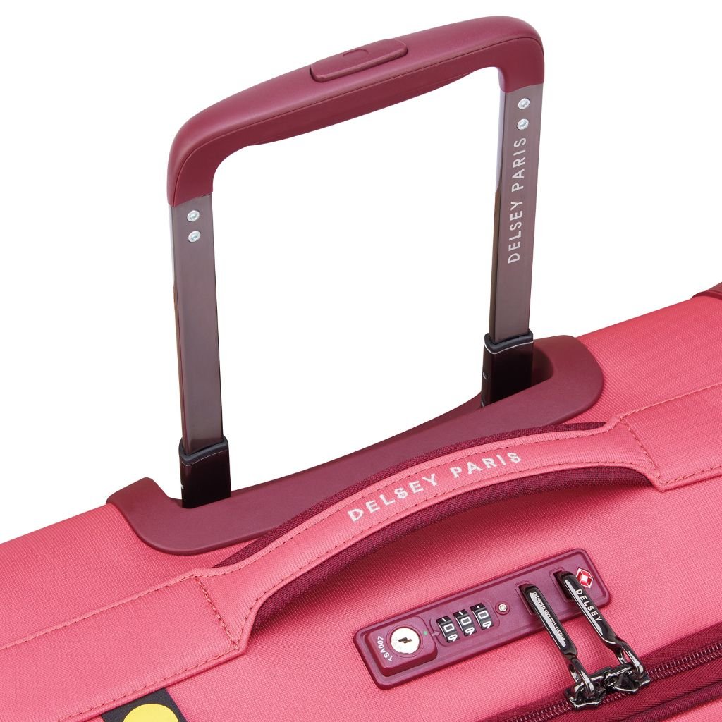Delsey BROCHANT 3.0 38cm 2 Wheel Cabin Softsided Luggage - Pink - Love Luggage