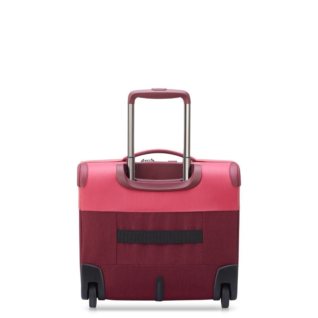 Delsey BROCHANT 3.0 38cm 2 Wheel Cabin Softsided Luggage - Pink - Love Luggage