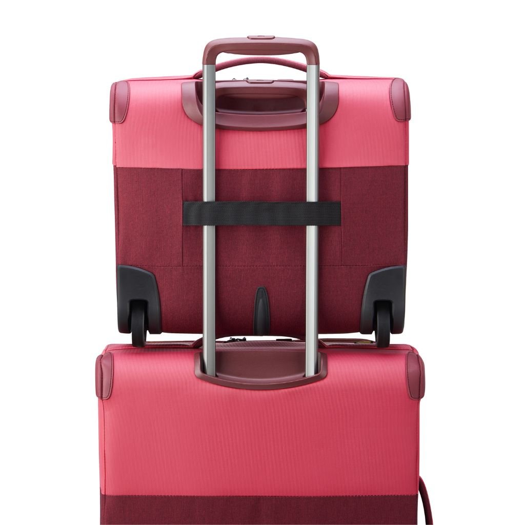 Delsey BROCHANT 3.0 38cm 2 Wheel Cabin Softsided Luggage - Pink - Love Luggage