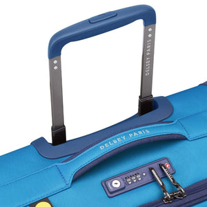 Delsey BROCHANT 3.0 38cm 2 Wheel Cabin Softsided Luggage - Ultramarine Blue - Love Luggage