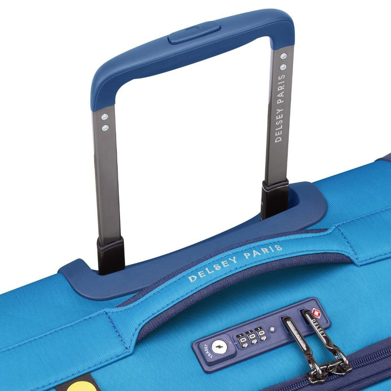 Delsey BROCHANT 3.0 38cm 2 Wheel Cabin Softsided Luggage - Ultramarine Blue - Love Luggage