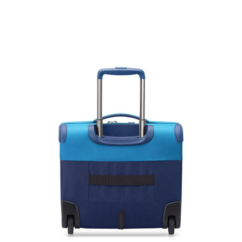 Delsey BROCHANT 3.0 38cm 2 Wheel Cabin Softsided Luggage - Ultramarine Blue - Love Luggage