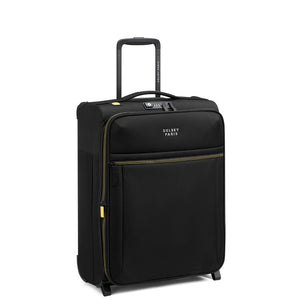Delsey BROCHANT 3.0 55cm - 1.9kg Cabin Softsided Luggage - Black - Love Luggage