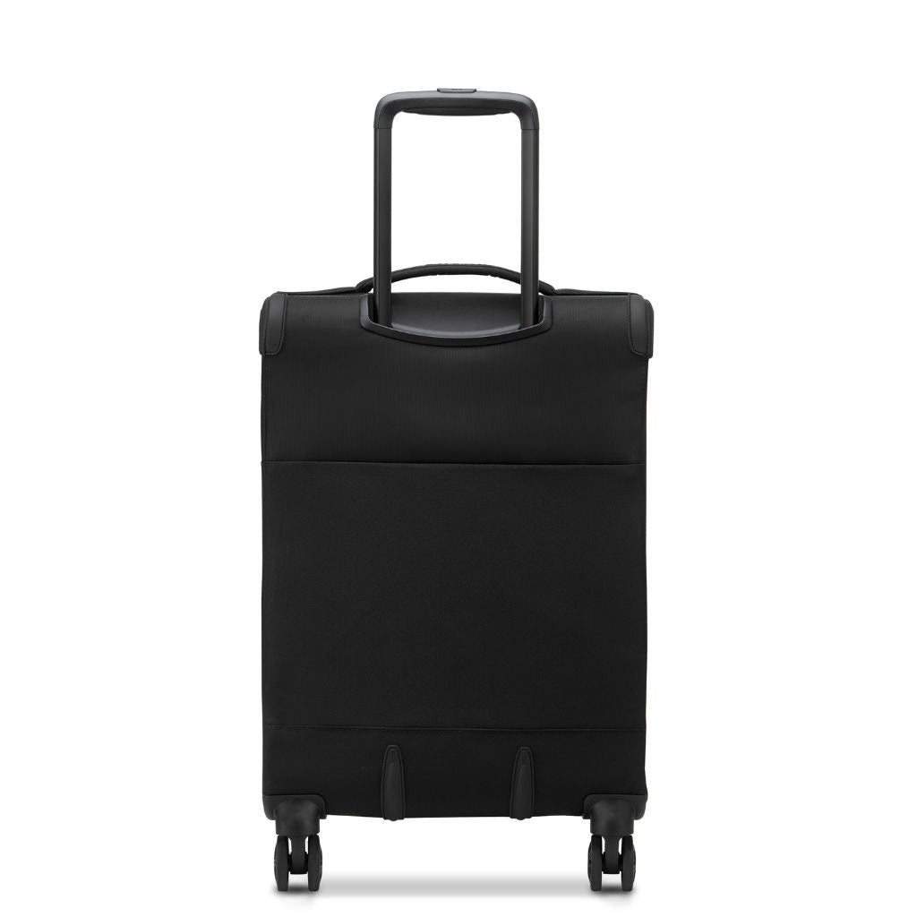 Delsey BROCHANT 3.0 55cm Carry On Softsided Luggage - Deep Black - Love Luggage