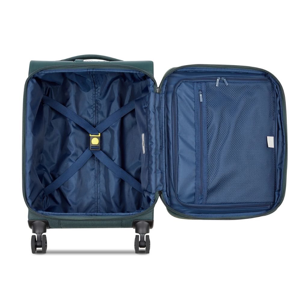 Delsey BROCHANT 3.0 55cm Carry On Softsided Luggage - Pine - Love Luggage