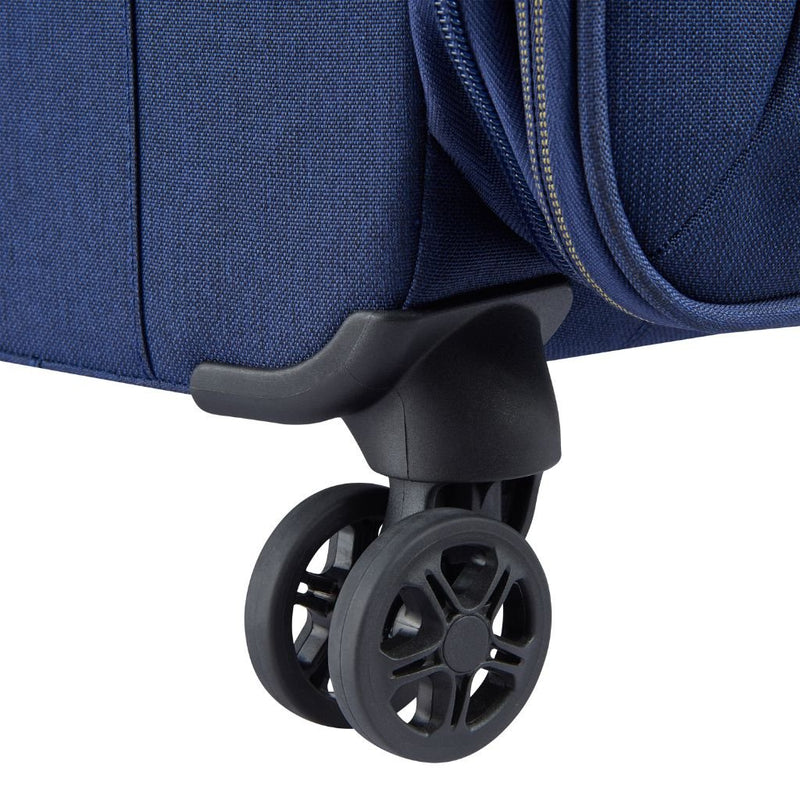 Delsey BROCHANT 3.0 55cm Carry On Softsided Luggage - Ultramarine Blue - Love Luggage