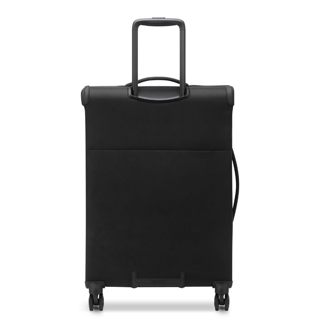 Delsey BROCHANT 3.0 67cm Medium Softsided Luggage - Deep Black - Love Luggage