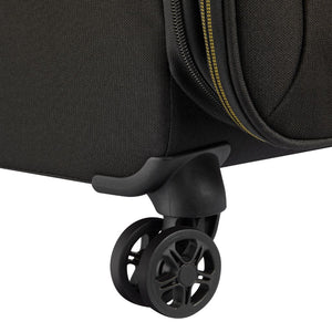 Delsey BROCHANT 3.0 67cm Medium Softsided Luggage - Deep Black - Love Luggage