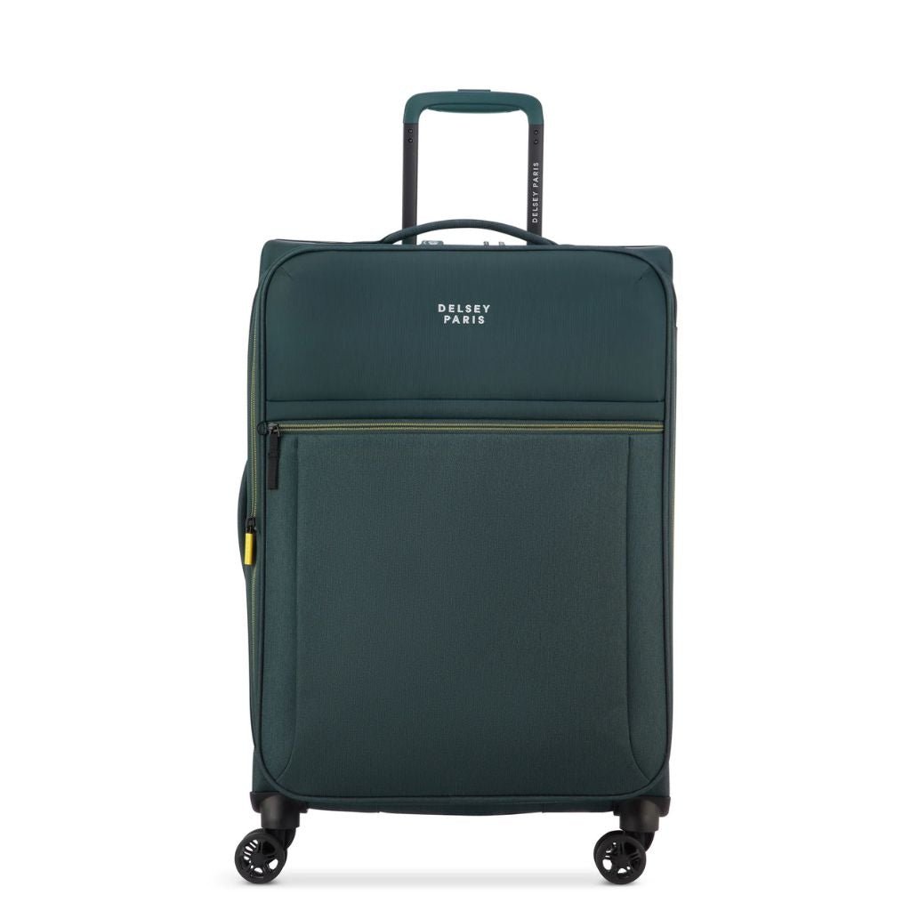 Delsey BROCHANT 3.0 67cm Medium Softsided Luggage - Pine - Love Luggage