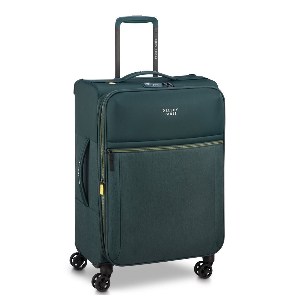 Delsey BROCHANT 3.0 67cm Medium Softsided Luggage - Pine - Love Luggage