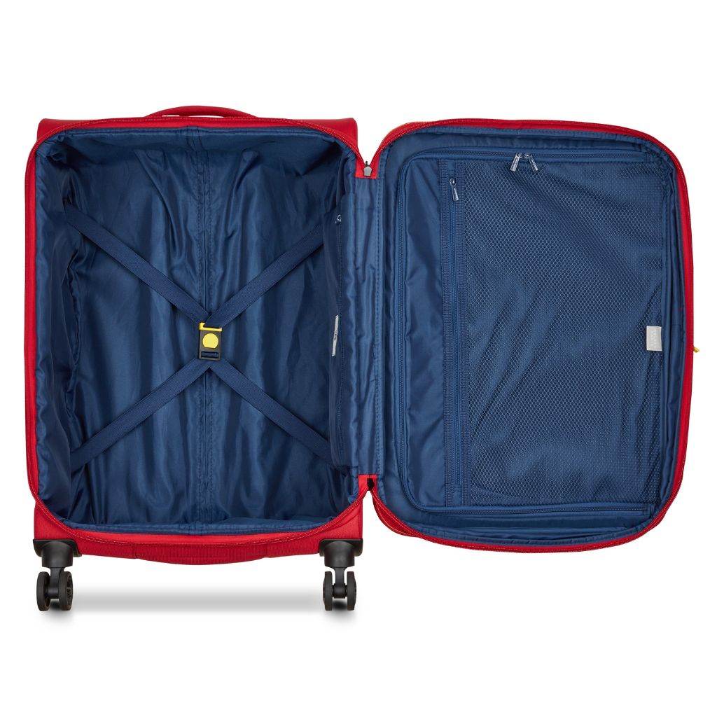 Delsey BROCHANT 3.0 67cm Medium Softsided Luggage - Red - Love Luggage