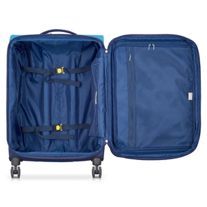 Delsey BROCHANT 3.0 67cm Medium Softsided Luggage - Ultramarine Blue - Love Luggage