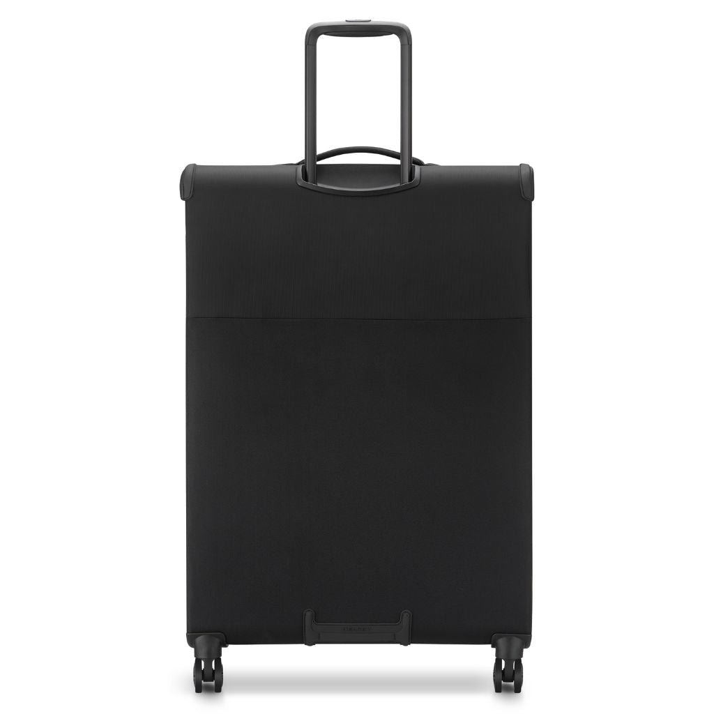 Delsey BROCHANT 3.0 78cm Large Softsided Luggage - Deep Black - Love Luggage