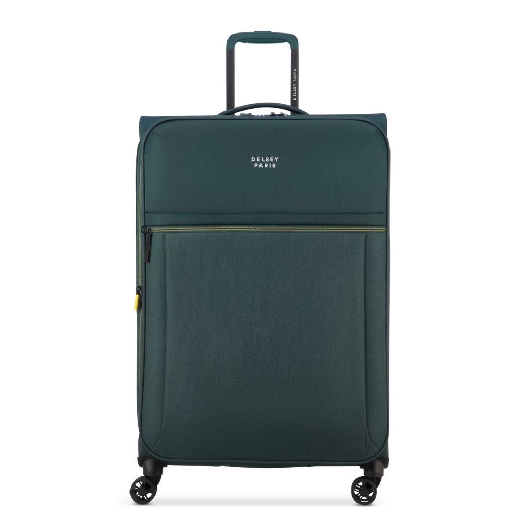 Delsey BROCHANT 3.0 78cm Large Softsided Luggage - Pine - Love Luggage
