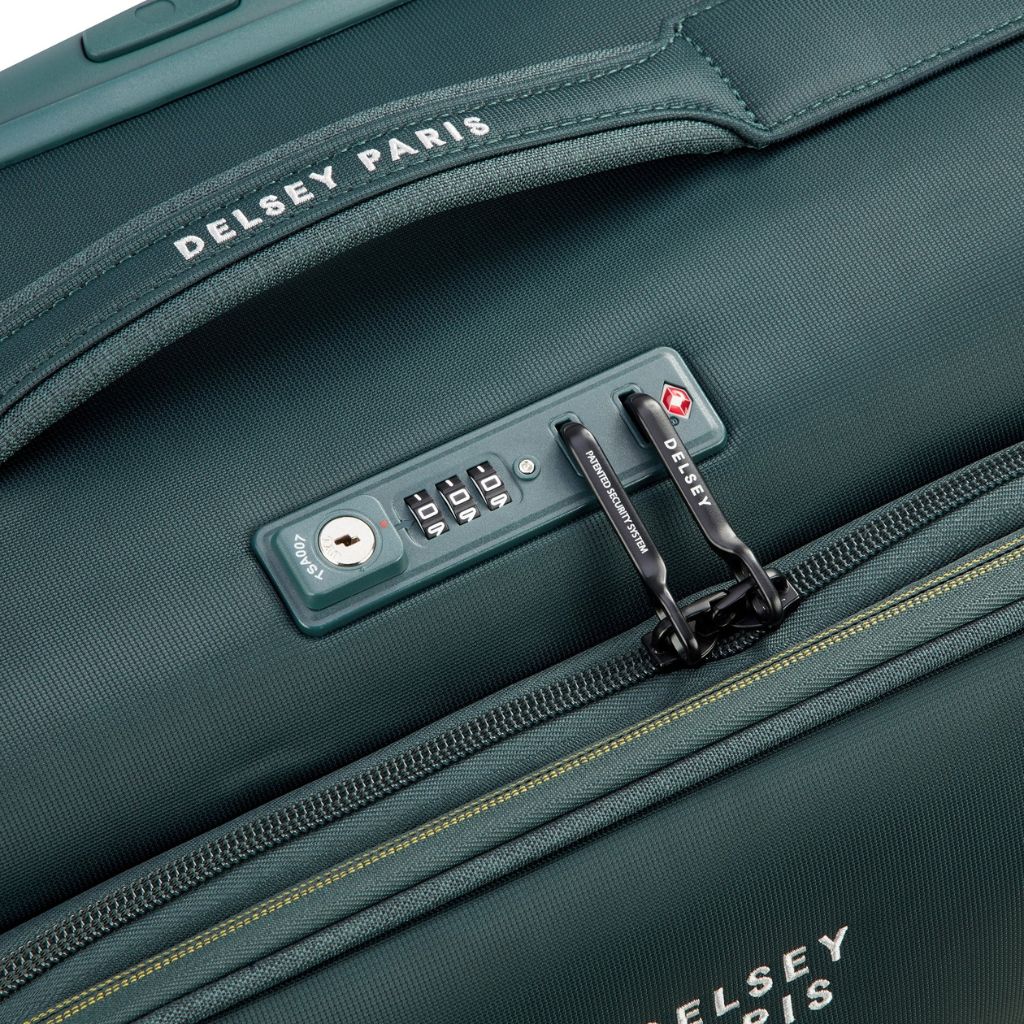 Delsey BROCHANT 3.0 78cm Large Softsided Luggage - Pine - Love Luggage