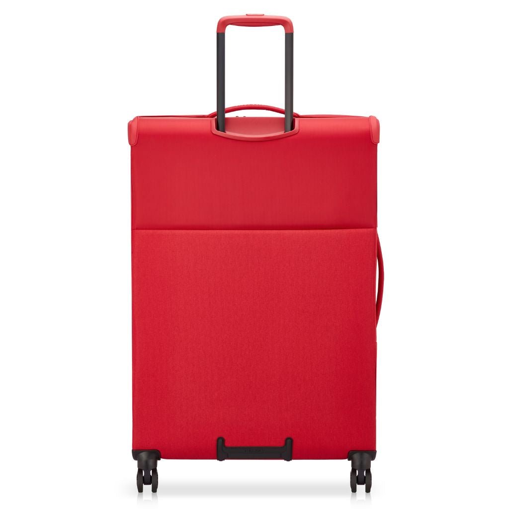 Delsey BROCHANT 3.0 78cm Large Softsided Luggage - Red - Love Luggage