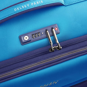 Delsey BROCHANT 3.0 78cm Large Softsided Luggage - Ultramarie Blue - Love Luggage