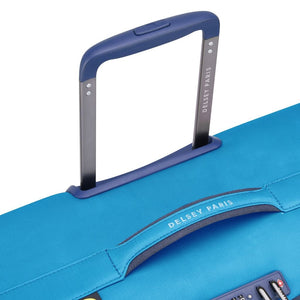 Delsey BROCHANT 3.0 78cm Large Softsided Luggage - Ultramarie Blue - Love Luggage