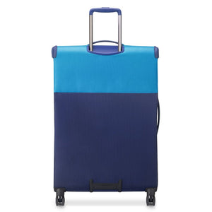 Delsey BROCHANT 3.0 78cm Large Softsided Luggage - Ultramarie Blue - Love Luggage