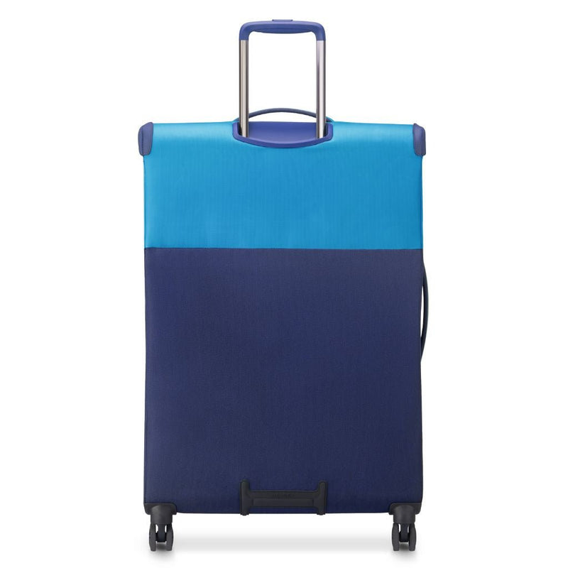 Delsey BROCHANT 3.0 78cm Large Softsided Luggage - Ultramarie Blue - Love Luggage