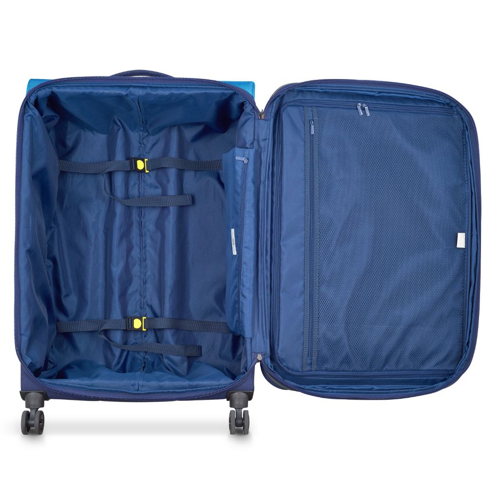 Delsey BROCHANT 3.0 78cm Large Softsided Luggage - Ultramarie Blue - Love Luggage