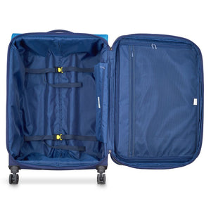 Delsey BROCHANT 3.0 78cm Large Softsided Luggage - Ultramarie Blue - Love Luggage