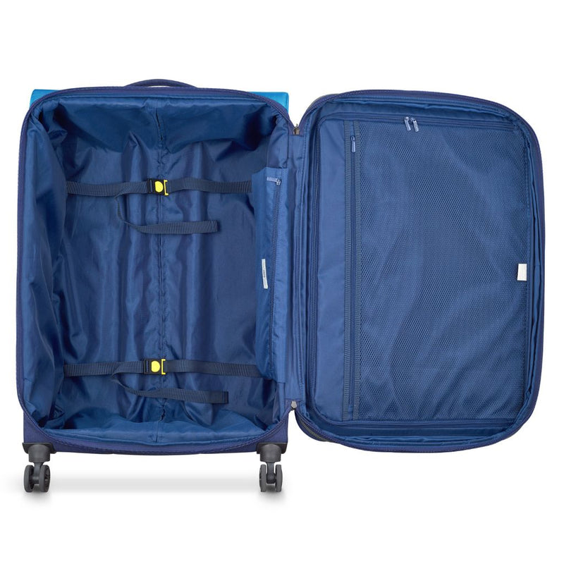 Delsey BROCHANT 3.0 78cm Large Softsided Luggage - Ultramarie Blue - Love Luggage