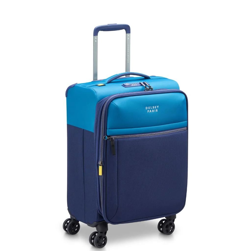 Delsey BROCHANT 3.0 Softsided Luggage Duo - Ultramarine Blue - Love Luggage