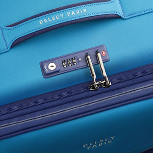 Delsey BROCHANT 3.0 Softsided Luggage Duo - Ultramarine Blue - Love Luggage