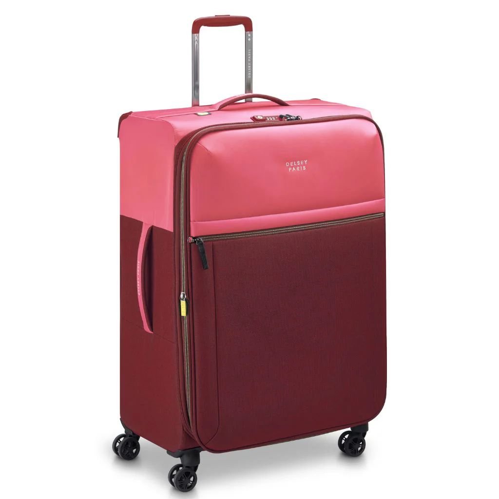 Delsey BROCHANT 3.0 Softsided Luggage Set - Pink - Love Luggage