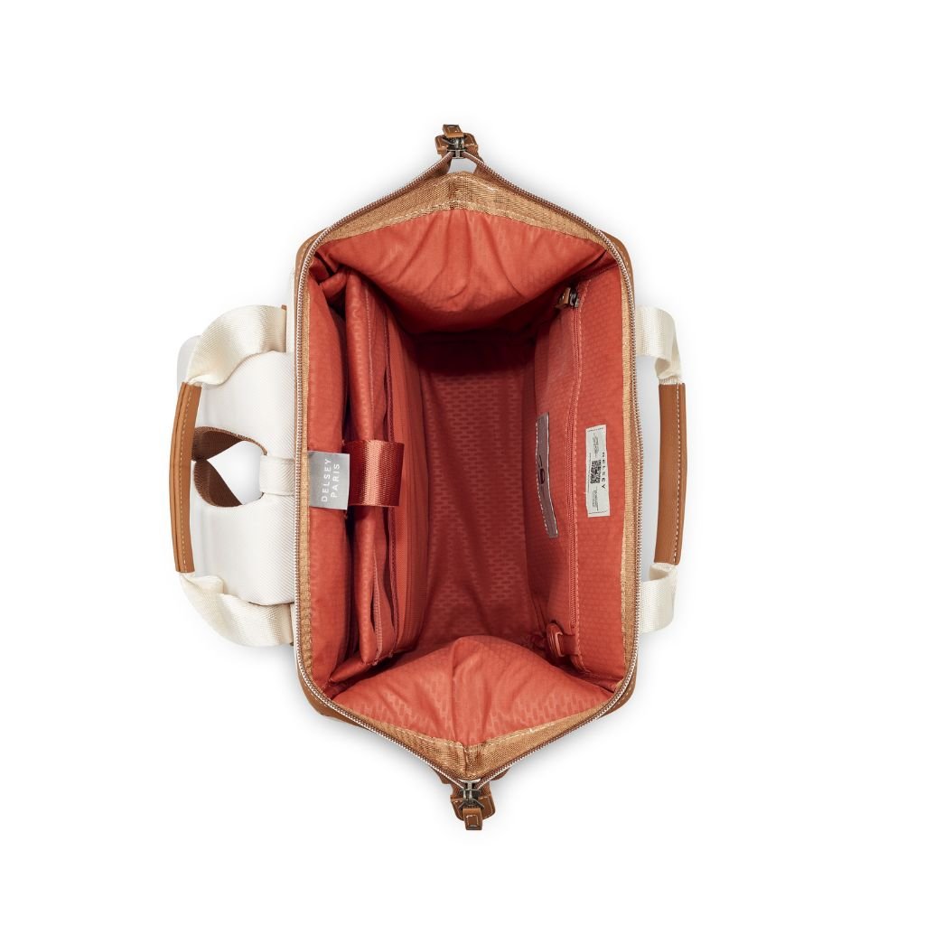 Delsey Chatelet Air 2.0 14" Laptop Tote Backpack - Angora - Love Luggage