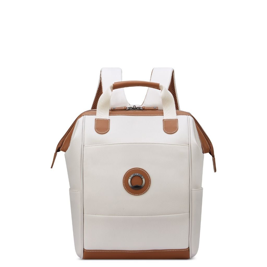 Delsey Chatelet Air 2.0 14" Laptop Tote Backpack - Angora - Love Luggage