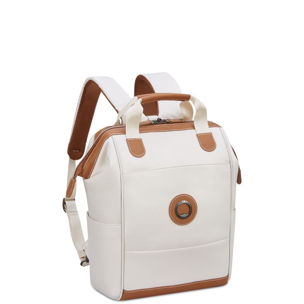 Delsey Chatelet Air 2.0 14" Laptop Tote Backpack - Angora - Love Luggage