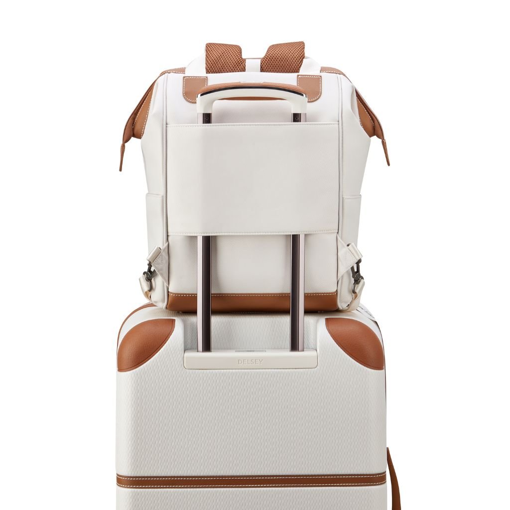 Delsey Chatelet Air 2.0 14" Laptop Tote Backpack - Angora - Love Luggage