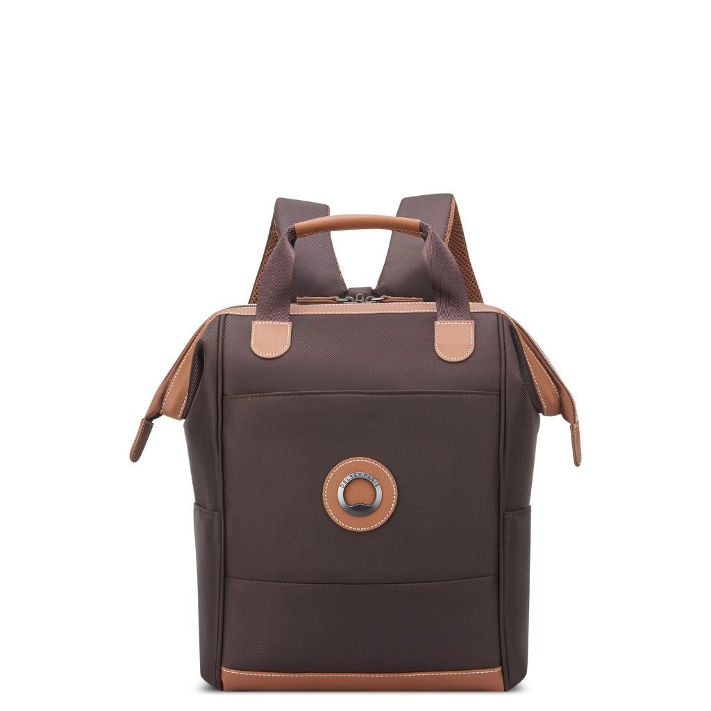 Delsey Chatelet Air 2.0 14" Laptop Tote Backpack - Chocolate - Love Luggage