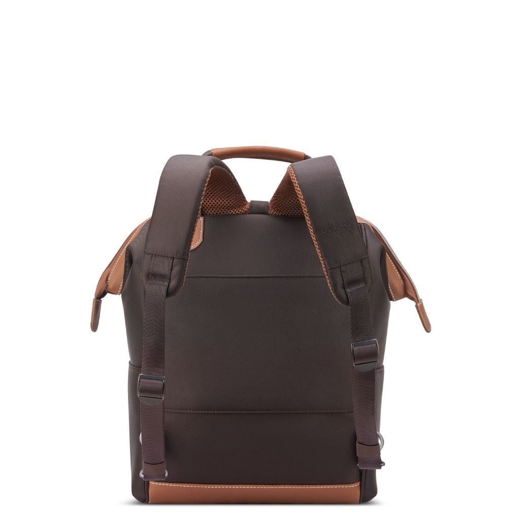 Delsey Chatelet Air 2.0 14" Laptop Tote Backpack - Chocolate - Love Luggage