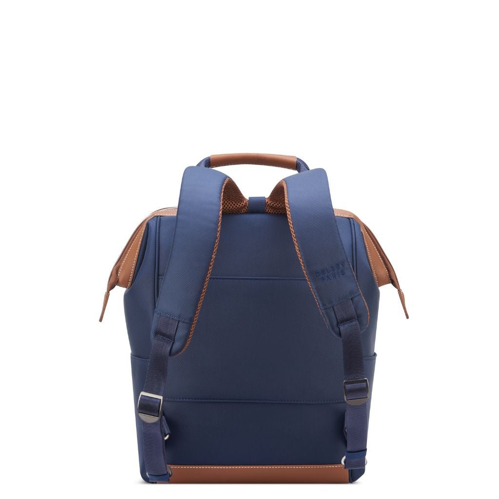 Delsey Chatelet Air 2.0 14" Laptop Tote Backpack - Navy Blue - Love Luggage