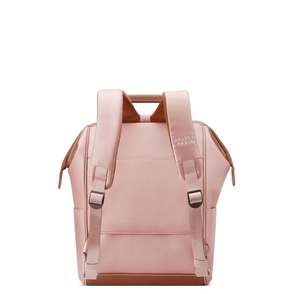 Delsey Chatelet Air 2.0 14" Laptop Tote Backpack - Pink - Love Luggage
