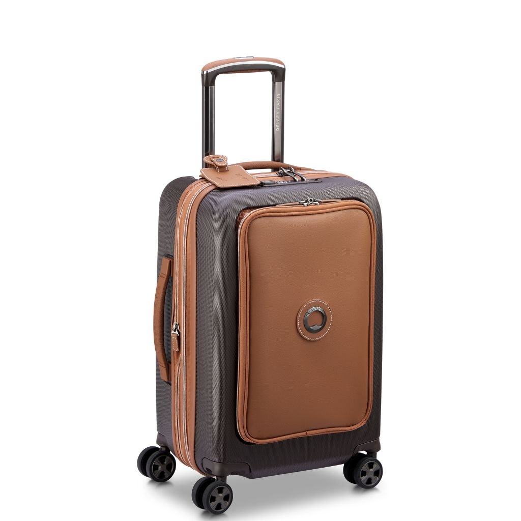 Delsey Chatelet Air 2.0 55cm Business Cabin Luggage - Chocolate - Love Luggage