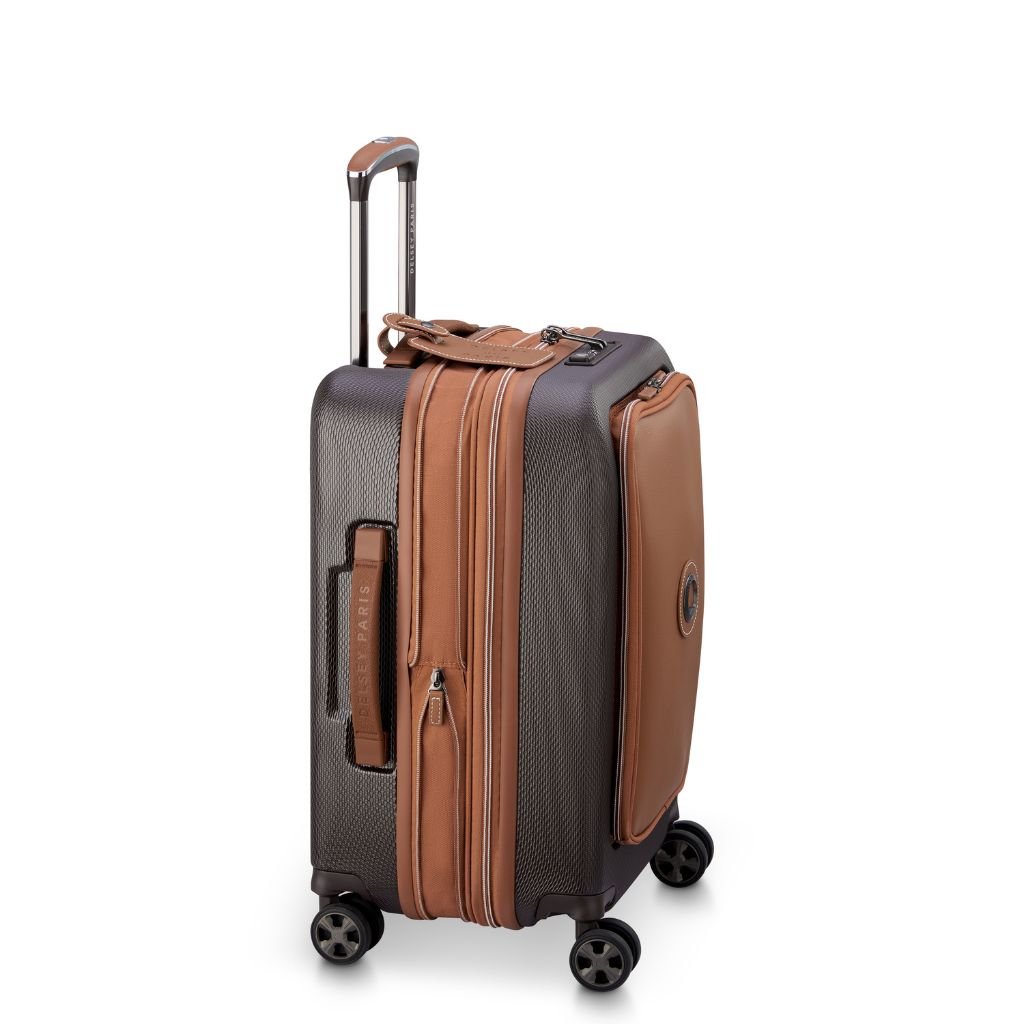 Delsey Chatelet Air 2.0 55cm Business Cabin Luggage - Chocolate - Love Luggage