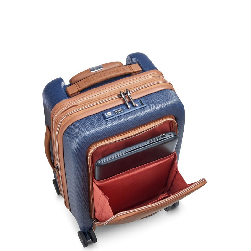 Delsey Chatelet Air 2.0 55cm Business Cabin Luggage - Navy - Love Luggage