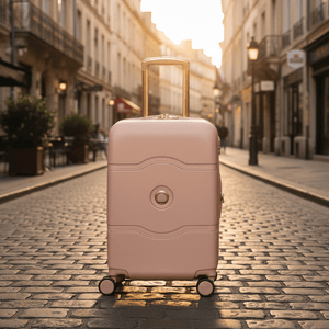 Delsey Chatelet Air 2.0 55cm Carry On Luggage - Beige Rose - Love Luggage