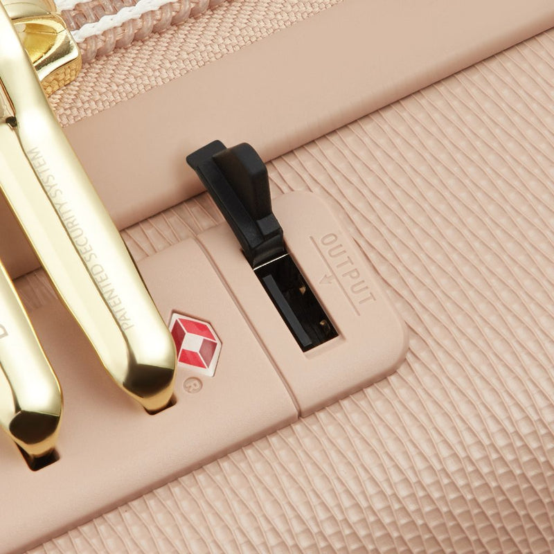 Delsey Chatelet Air 2.0 55cm Carry On Luggage - Beige Rose - Love Luggage