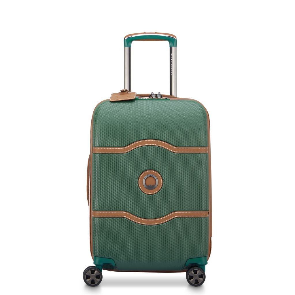 Delsey Chatelet Air 2.0 55cm Carry On Luggage - Green - Love Luggage