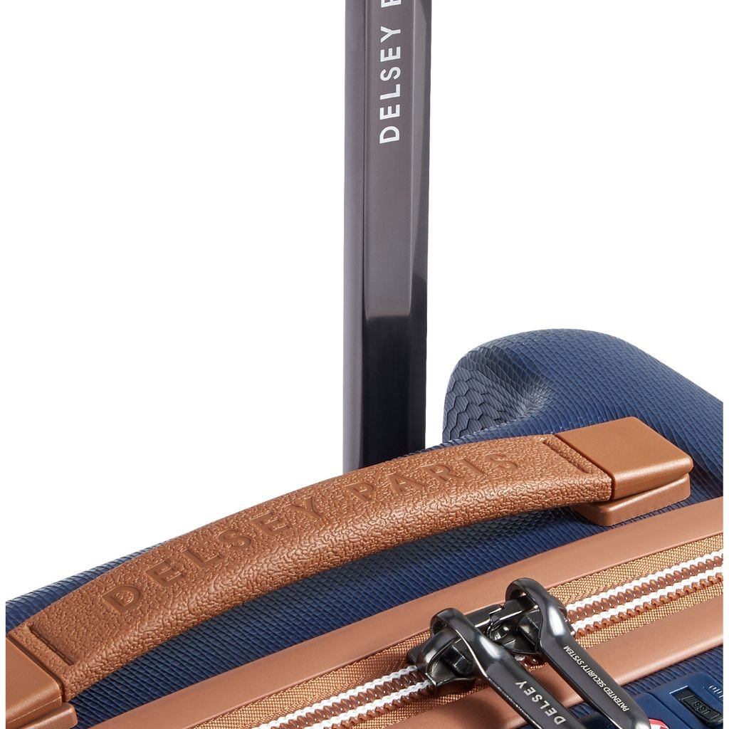 Delsey Chatelet Air 2.0 55cm Carry On Luggage - Navy Blue - Love Luggage