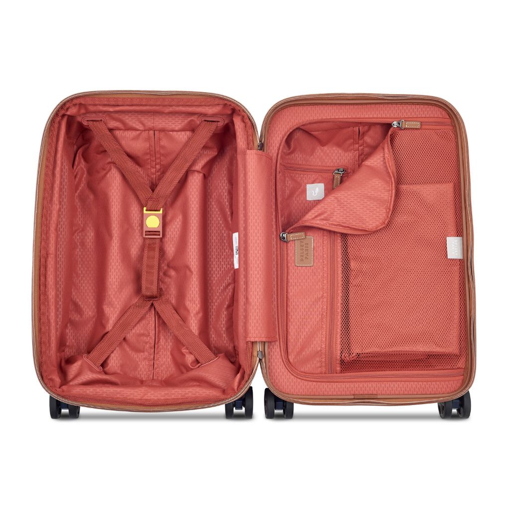 Delsey Chatelet Air 2.0 55cm Carry On Luggage - Navy Blue - Love Luggage