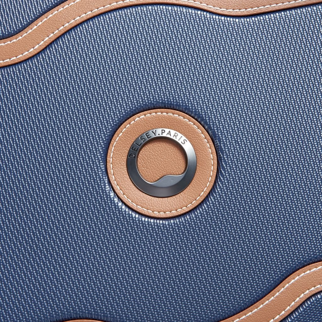 Delsey Chatelet Air 2.0 55cm Carry On Luggage - Navy Blue - Love Luggage