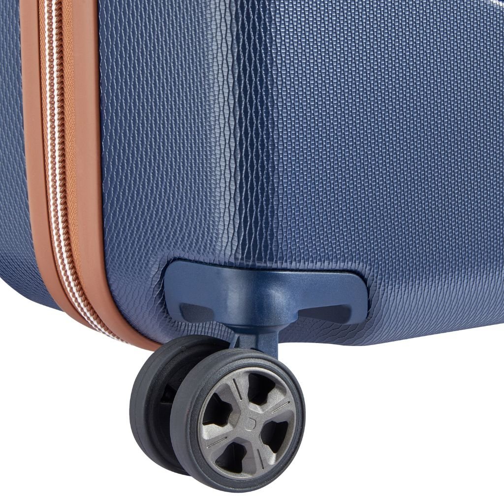 Delsey Chatelet Air 2.0 55cm Carry On Luggage - Navy Blue - Love Luggage