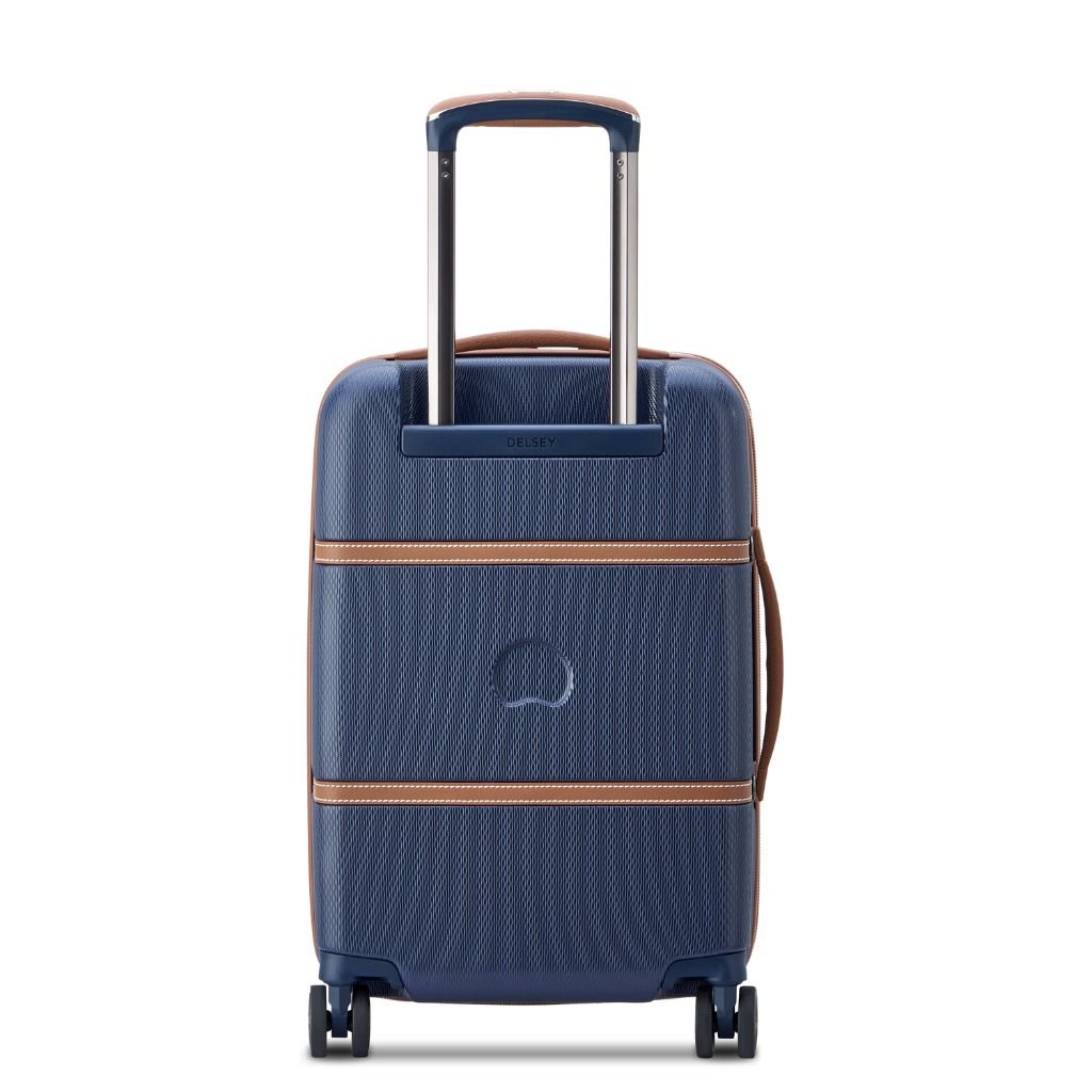 Delsey Chatelet Air 2.0 55cm Carry On Luggage - Navy Blue - Love Luggage